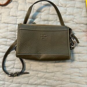 Dooney and Bourke shoulder bag- very dark green almost black- like new